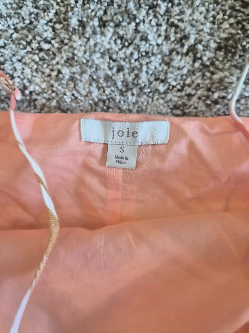 Joie Khari 100% Linen Striped Button Front Midi Dress Self Tie Belt Small - Picture 3 of 6